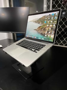 Aluminum Laptop Stand, Ergonomic Adjustable Notebook Stand, Riser Hold