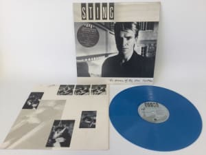STING The Dream of the Blue Turtles BLUE VINYL RECORD LIMITED EDITION