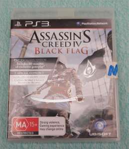 PS3 Sony PlayStation 3 Game: Assassins Creed 4 Black Flag