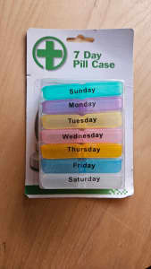 7 day pill case