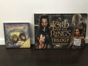 Lord of the Rings puzzle books collectors edition, sold separately