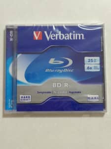Verbatim Blue-Ray Disc Recordable 25GB 6X Speed. Brand New