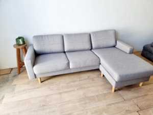 Jazz Lounge Seater Fabric Sofa RRP $1000