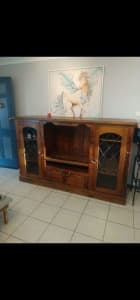 Solid timber Tv cabinet 