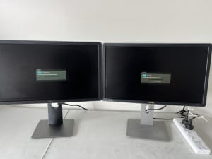 Dell P2214HB Full HD 22 inch LED Backlit Monitor. Dual monitor.