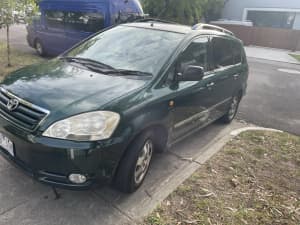 2002 TOYOTA AVENSIS VERSO ULTIMA 4 SP AUTOMATIC 4D WAGON