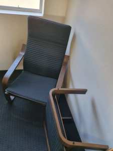 Ikea Poang chair & footstool