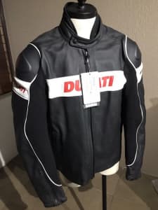 NWT Ducati Dainese Tech leather 58 EURO XXL leather jacket