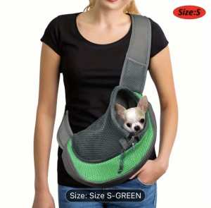 Small Green dog sling