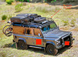 Land Rover Defender Expedition Roof Rack - OEM model