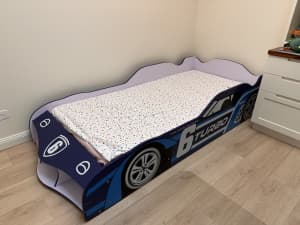 Turbo Race Car Kids Single Bed frame