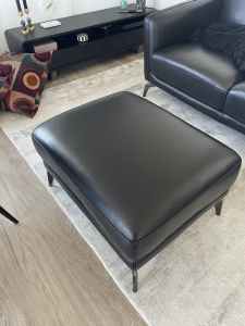 Ottoman Black Leather (from Adriatic Furniture)