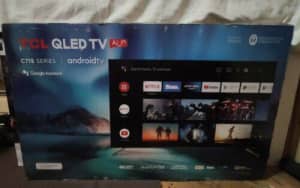 TCL 50C715 50 4K QLED ULTRA HD Smart Android TV NETFLIX DOLBY ATHMOS