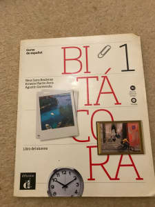Bitacora 1 (Spanish edition) with CD