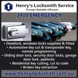 Henry's locksmith service