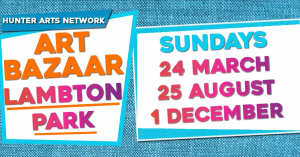 Hunter Arts Network Art Bazaar Lambton Park Sunday 25 August 2024