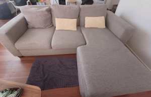 ikea Ottoman sofa either side can be flipped grey