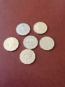 6 Australian 50cent Commemorative Coins (sold )