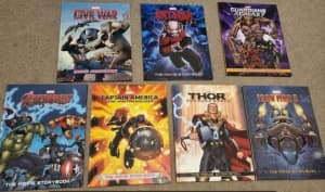 MARVEL BLOCKBUSTER COLLECTION 7 BOOKS - AS NEW. COLLECTION BOX SET