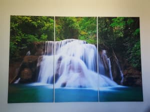 Beautiful large canvas stretched over timber