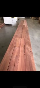New Jarrah timber decking wide boards