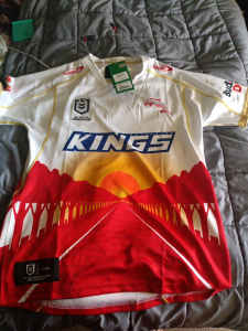 NRL dolphin ANZAC jersey size L 