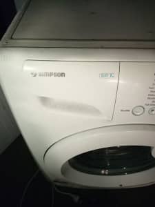 Simpson washer, front load, working fine