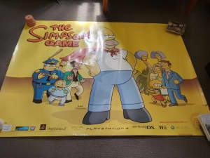 Simpsons game poster 