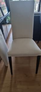 Dining table chair set of six