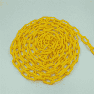 Yellow Plastic 6MM x 25M Safety Chain