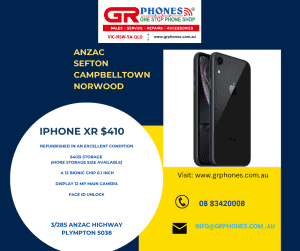64 GB iPhone XR only $410 just at GR PHONES