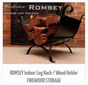 Firewood Holder - Firetool Rack - Firewood Log Storage ROMSEY