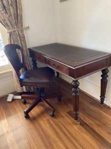 Antique Writing Desk & chair