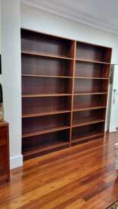 Custom Built Solid Timber Bookcase