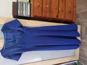 Cobalt Blue Full length formal dress