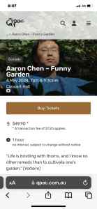 Aaron Chen Tickets Brisbane