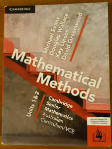 Cambridge Year11 Mathematical Methods Units 1 & 2