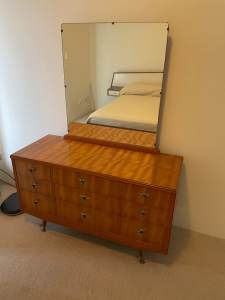 Vintage dressing table with mirror