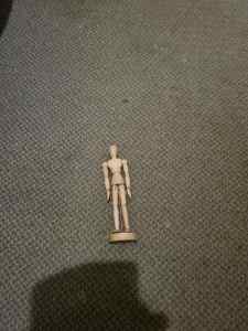 Little human art figure (movable)