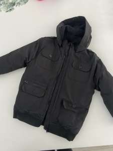 Kids black jacket size 8 - as new