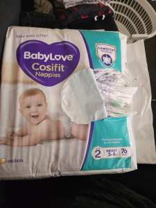 Baby love size 2 nappies