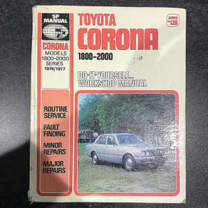 Toyota Corona 1800 & 2000 74-77 Service and Repair Manual SP. Can Post
