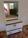 White bed cabinet 