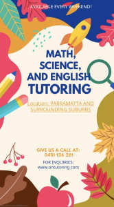 FEMALE MATHS AND ENGLISH TUTOR AVAILABLE 