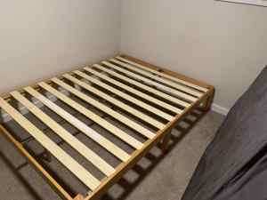 1 Wooden Queen Bed Base Frame