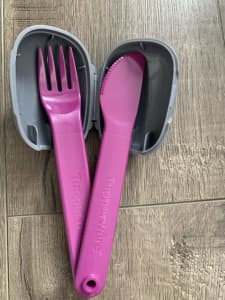 Tupperware fork & knife