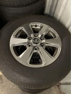 Landcruiser rims and tyres 
