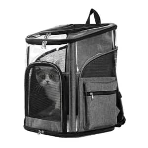 Cat Pet Carrier Backpack - Dog Puppy Travel Space Carrier Bag - I...