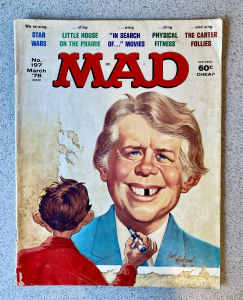 Vintage MAD magazine ~ March 1978 ~ issue #197 Star Wars comics