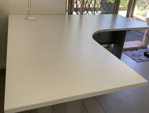Office desk, as new, from Officeworks. Very strong.